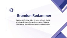 Brandon Rodammer - A Timeline-Driven Organizer - Orlando, FL