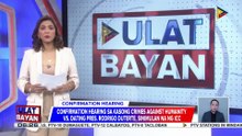 Confirmation hearing sa kasong crimes against humanity laban kay dating Pres. Rodrigo Duterte, sinimulan sa ICC