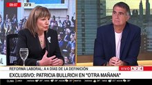 Patricia Bullrich, en exclusiva con A24: "Vamos a intentar una serie de reformas este año"