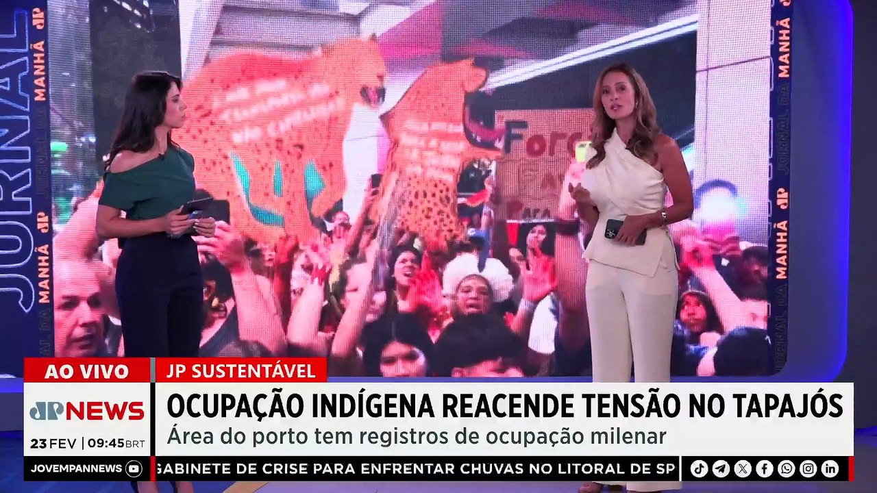 Ocupação indígena reacende tensão no Tapajós; Patrícia Costa comenta