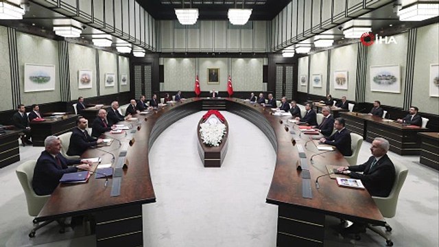 Kabine Toplantısı, Cumhurbaşkanı Recep Tayyip Erdoğan’ın başkanlığında Beştepe’de başladı