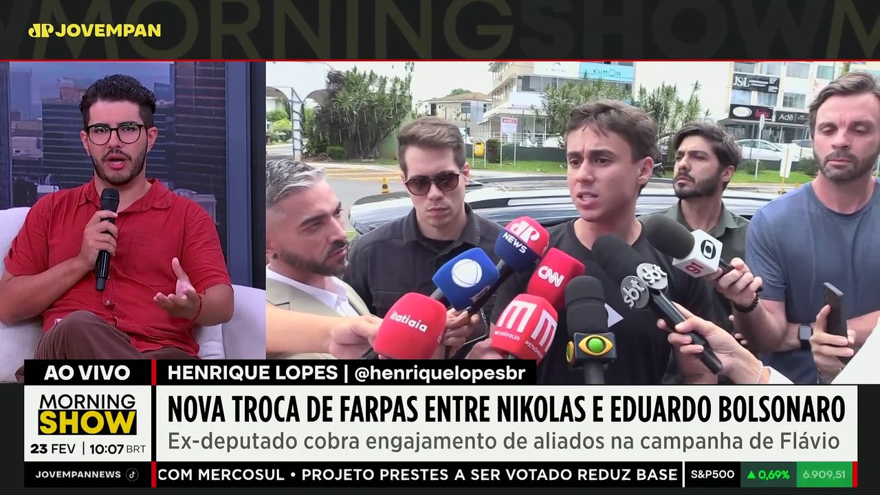 EDUARDO BOLSONARO e NIKOLAS FERREIRA trocam farpas