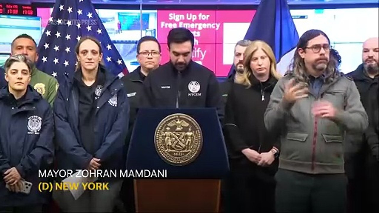 Mamdani announces travel ban and New York City's first school snow day since 2019