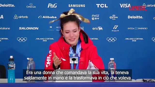 Olimpiadi 2026, Eileen Gu in lacrime per la morte della nonna