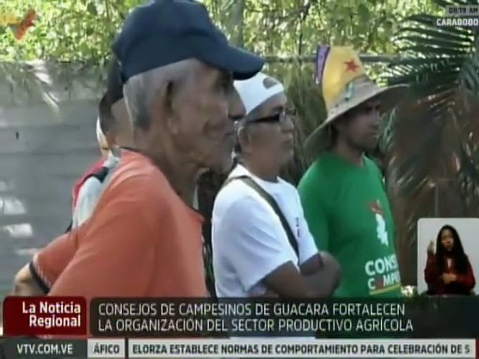 Más de 30 Consejos de Campesinos de Guacara eligieron voceros por rubros para impulsar la producción nacional