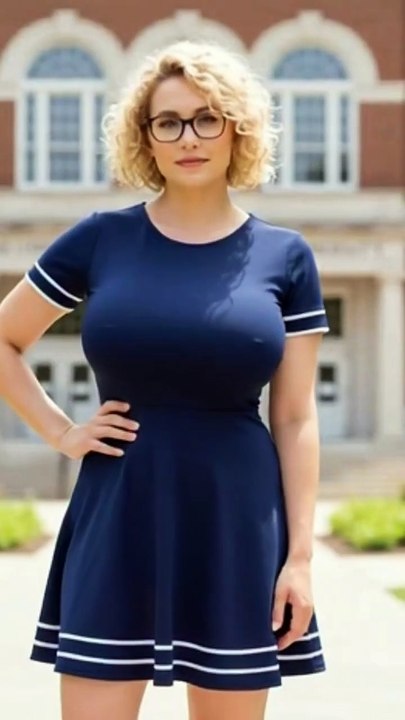 Vestido Azul Marinho Elegante ✨ #Fashion #OOTD #Style #Trending