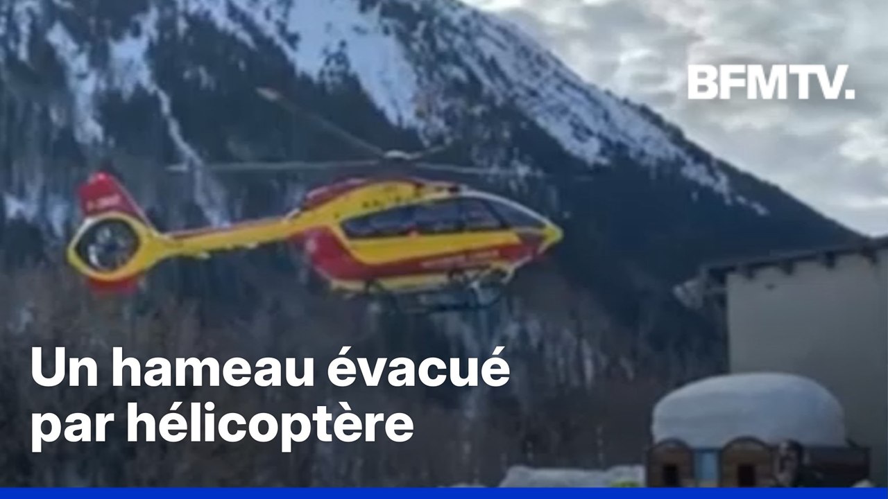 Isère: bloqués suite à une avalanche, des vacanciers évacués par hélicoptère