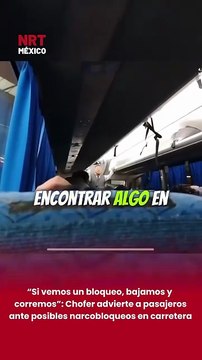 🚌⚠️ “Si vemos un bloqueo, bajamos y corremos”. Así alertó un operador que salió de la TAPO rumbo a Puebla ante posibles narc0bloqu3os en la autopista México–Puebla.