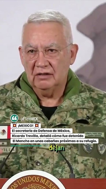 Ricardo Trevilla revela cómo cayó El Mencho en un complejo de cabañas
