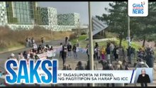 Mga kritiko at tagasuporta ni FPRRD, kanya-kanyang pagtitipon sa harap ng ICC | Saksi