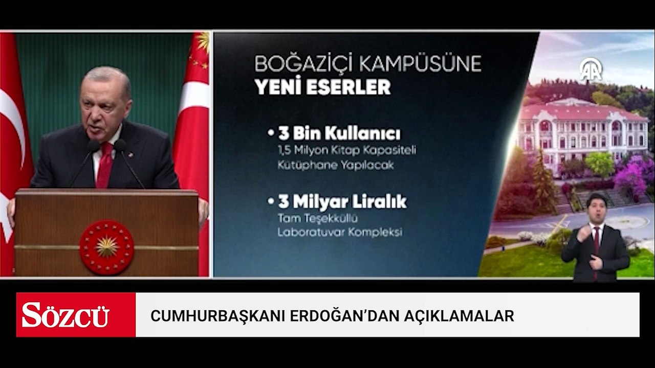 Cumhurbaşkanı Recep Tayyip Erdoğan'dan açıklamalar
