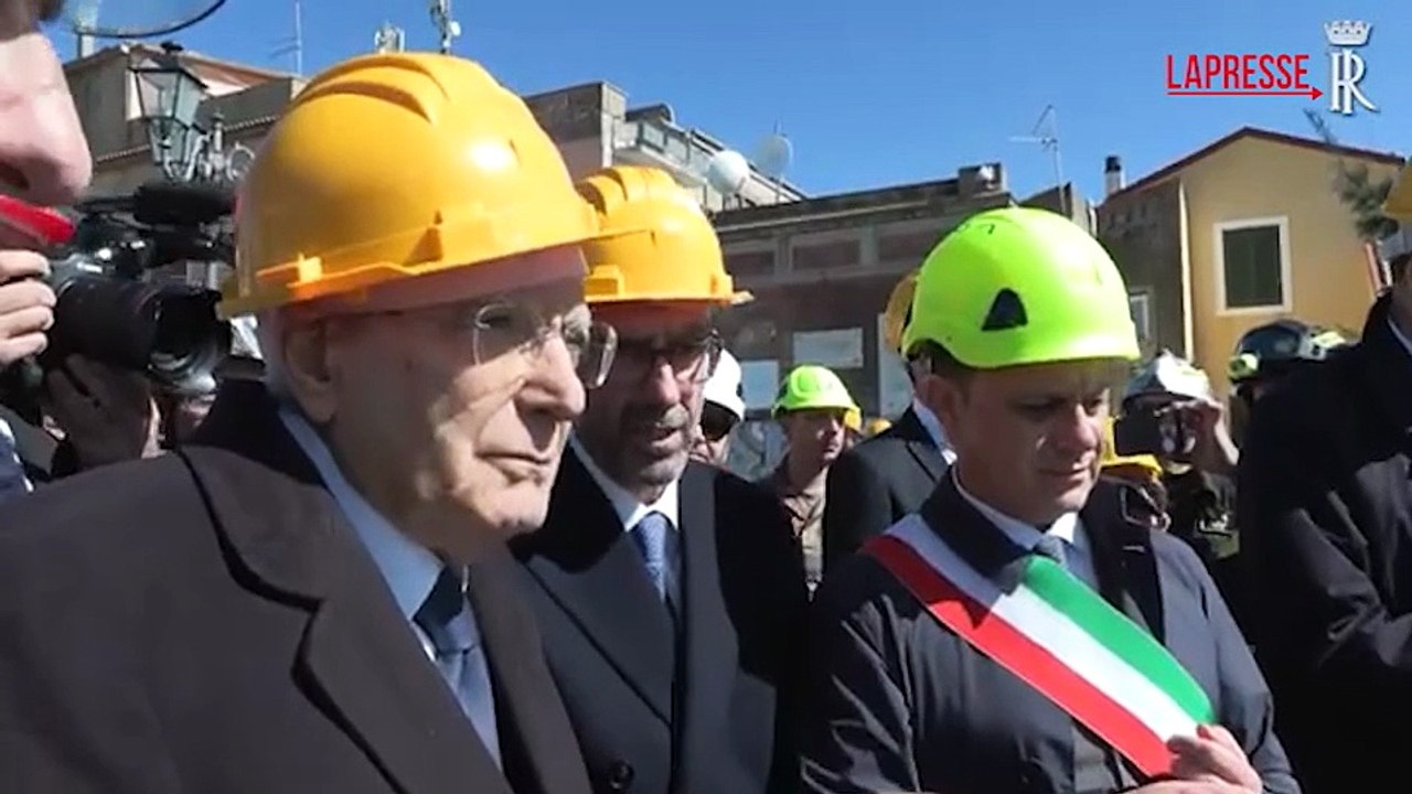 Mattarella a Niscemi dopo la frana: il sopralluogo nella zona rossa