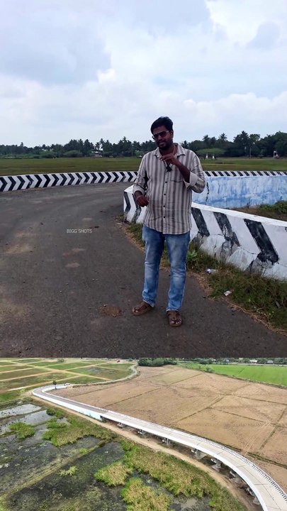 அணகோண்டா பாம்பு மாதிரி இருக்கும் Railway crossing பாலம்😱