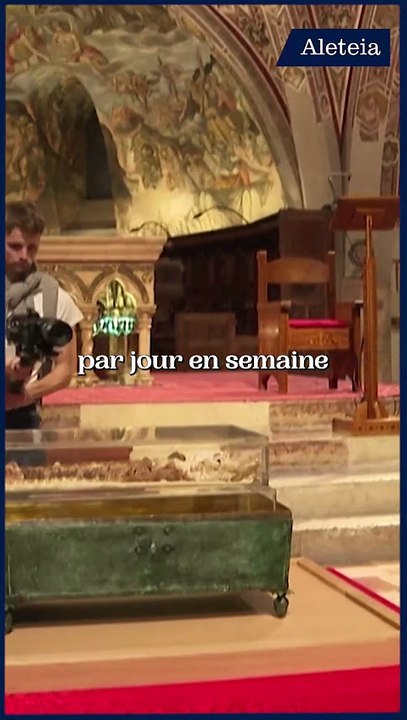 Les reliques de saint François exhumées à Assise