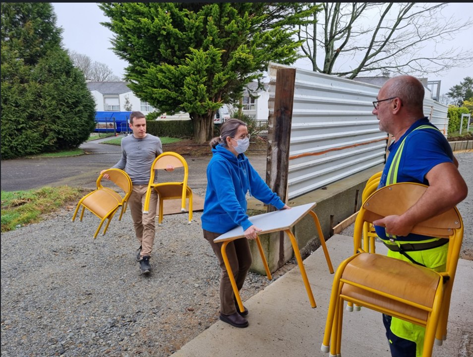 Côtes-d'Armor : l'école déménage avant le retour de vacances des enfants