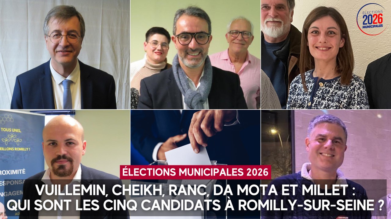 Municipales 2026 à Romilly-sur-Seine : qui sont les cinq candidats à se présenter ?