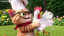 Cat Chef Chaos: Tubby’s Hilarious Pixar-Style Cooking Adventure 🐱🍳🍗