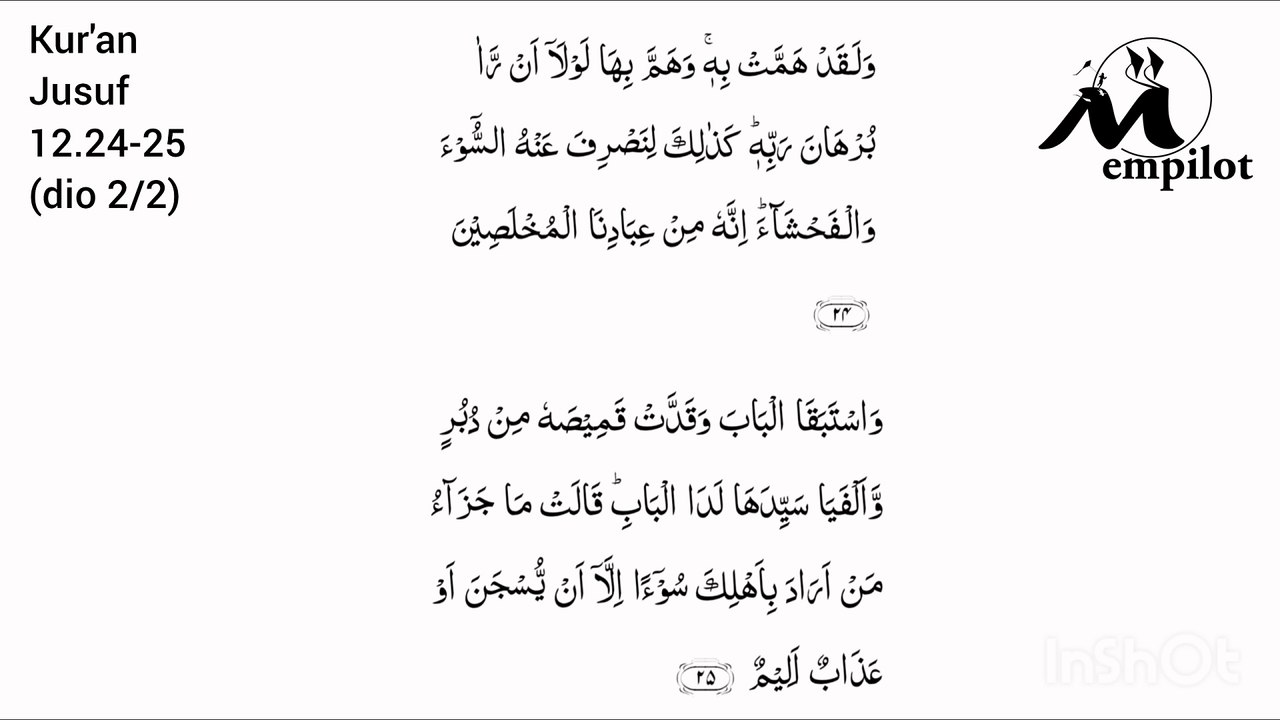 emDIN - Kuran Jusuf 12.24-25 dio 2/2