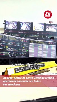 Apagon_ Metro de Santo Domingo retoma operaciones normales en todas sus estaciones