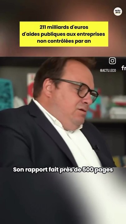 211 milliards d'euros d'aides publiques aux ent...