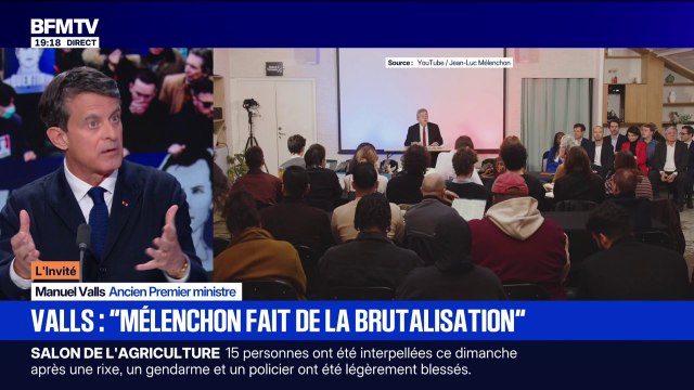 LFI utilise le palestinisme pour mobiliser un électorat , estime Manuel Valls