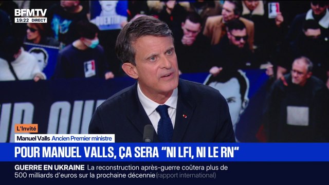 Présidentielle: Je voterais blanc en cas de second tour entre LFI et le RN, assure Manuel Valls