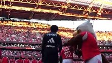 Rodrigo no Estádio da Luz