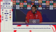 Koke, rueda de prensa completa en la previa del Atlético de Madrid - Brujas | UEFA Champions League