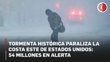 Tormenta de nieve paraliza Nueva York y la costa este de EU