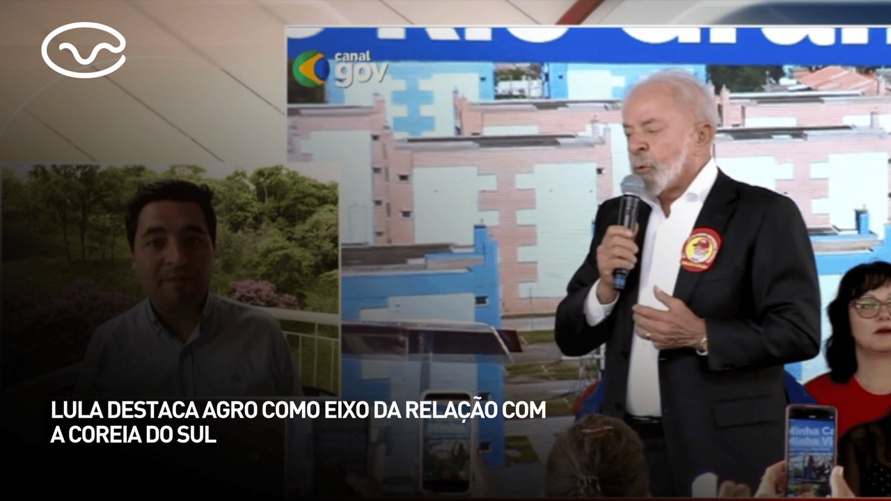 Lula destaca agro como eixo da relação com a Coreia do Sul