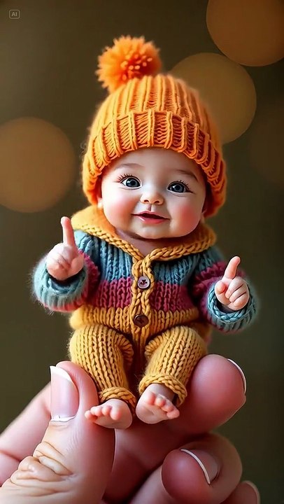 Cute Laughing Kid Meets a Friendly dudi dudi dam dam | AI Kids