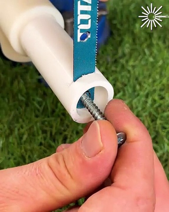 Quick DIY tool for clean sidewalk edges✂️
