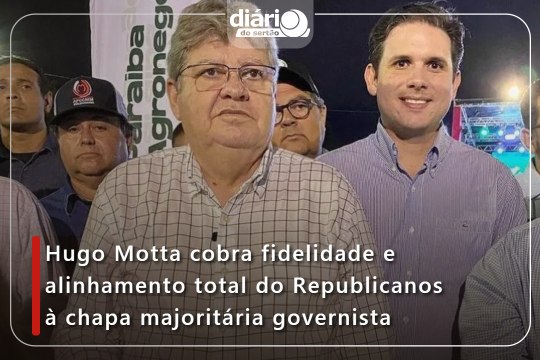 Hugo Motta cobra fidelidade e alinhamento total do Republicanos à chapa majoritária governista