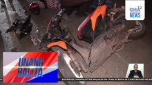 Motorcycle rider at kaniyang angkas, sugatan matapos bumangga sa ambulansiya | Unang Balita