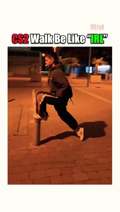 Cs2 walk be like 😂 (IRL)