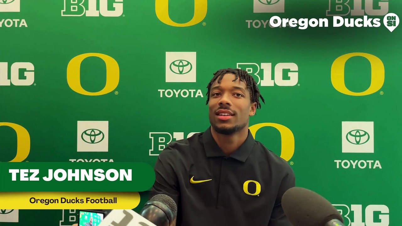 Tez Johnson at Oregon Media Day 2024
