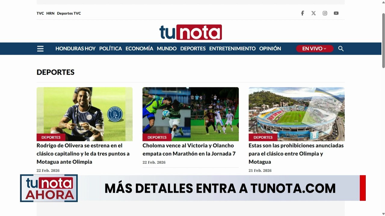 TuNota "!Ahora" - 23 de febrero