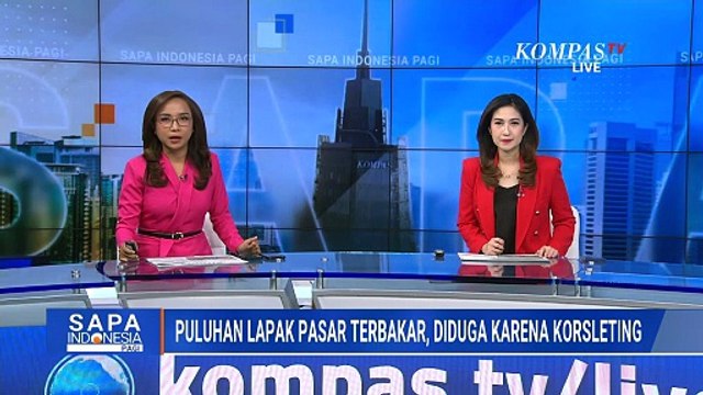 Lapak Pedagang di Pasar Tradisional Purwakarta Kebakaran | SAPA PAGI
