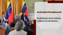 Presidenta Encargada recibe a víctimas de violencia política en el marco de la Ley de Amnistía