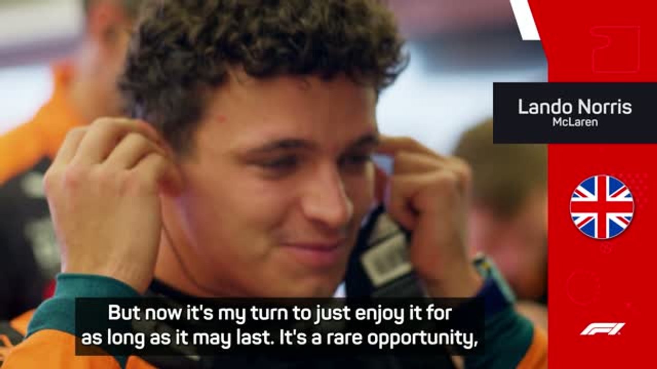 F1 world champion Lando Norris relishing No.1 status