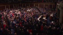 STATE OF THE UNION DISRUPTED as AL GREEN HOLDS SIGN during TRUMP’S ENTRANCE