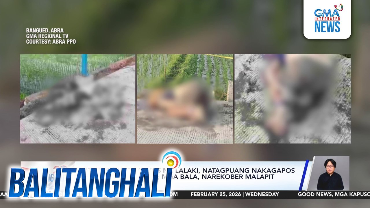 Katawan ng 27-anyos na lalaki, natagpuang nakagapos at may busal sa bibig; mga bala, narekober malapit sa bangkay | Balitanghali