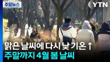 [날씨] 맑은 날씨에 다시 낮 기온↑...주말까지 4월 봄 날씨 / YTN