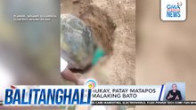 Lalaking naghuhukay, patay matapos madaganan ng malaking bato | Balitanghali
