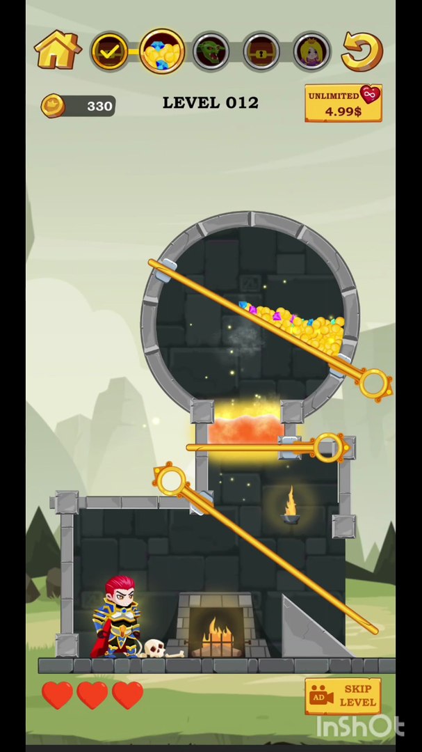 ⁣Hero Rescue Gameplay |Level 12| #gaming #trending #asmr #herorescuegameplay