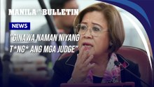 'Crime buster action hero?' De Lima says Duterte defense lawyer making a fool out of ICC judges
