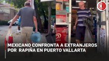 Mexicano confronta a extranjeros por  rapiña en Puerto Vallarta