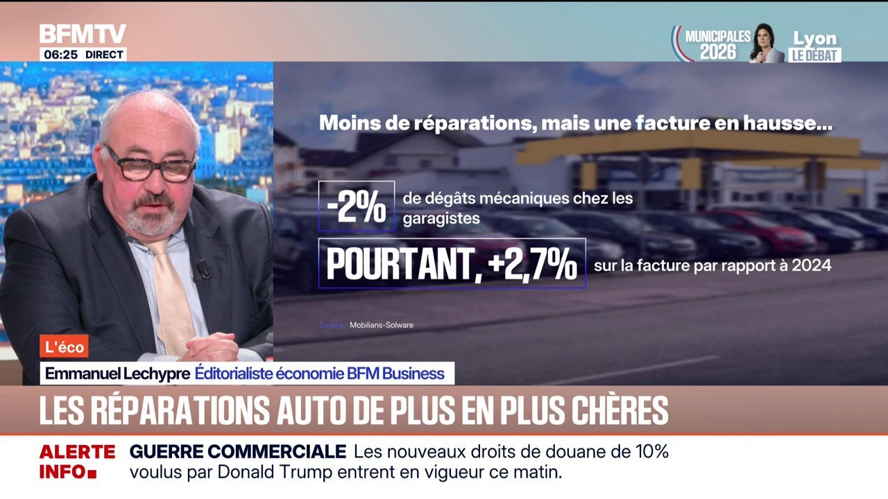 L'ÉCO - Les réparations automobiles sont de plus en plus chères