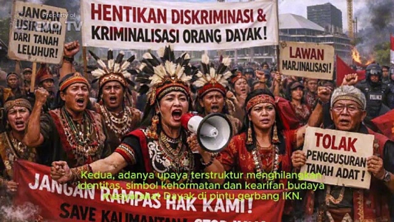 Falsafah Dayak Hilang di Pintu Gerbang Ibu Kota Negara. Begini Bunyi Surat Edaran MADN Instruksikan Protes Massal