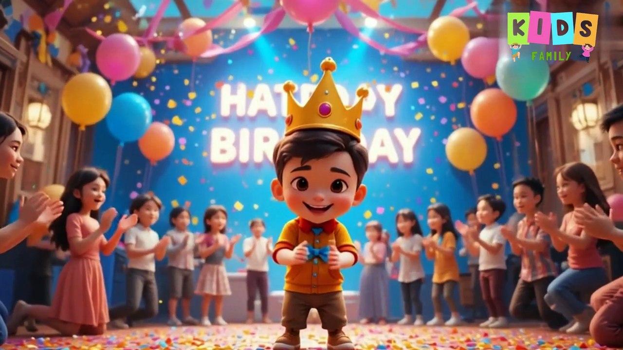Happy Birthday To You | 3D Animated Birthday Song for Kids | #happybirthday  #happybirthdaysong